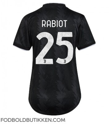 Juventus Adrien Rabiot #25 Udebanetrøje Dame 2022-23 Kortærmet